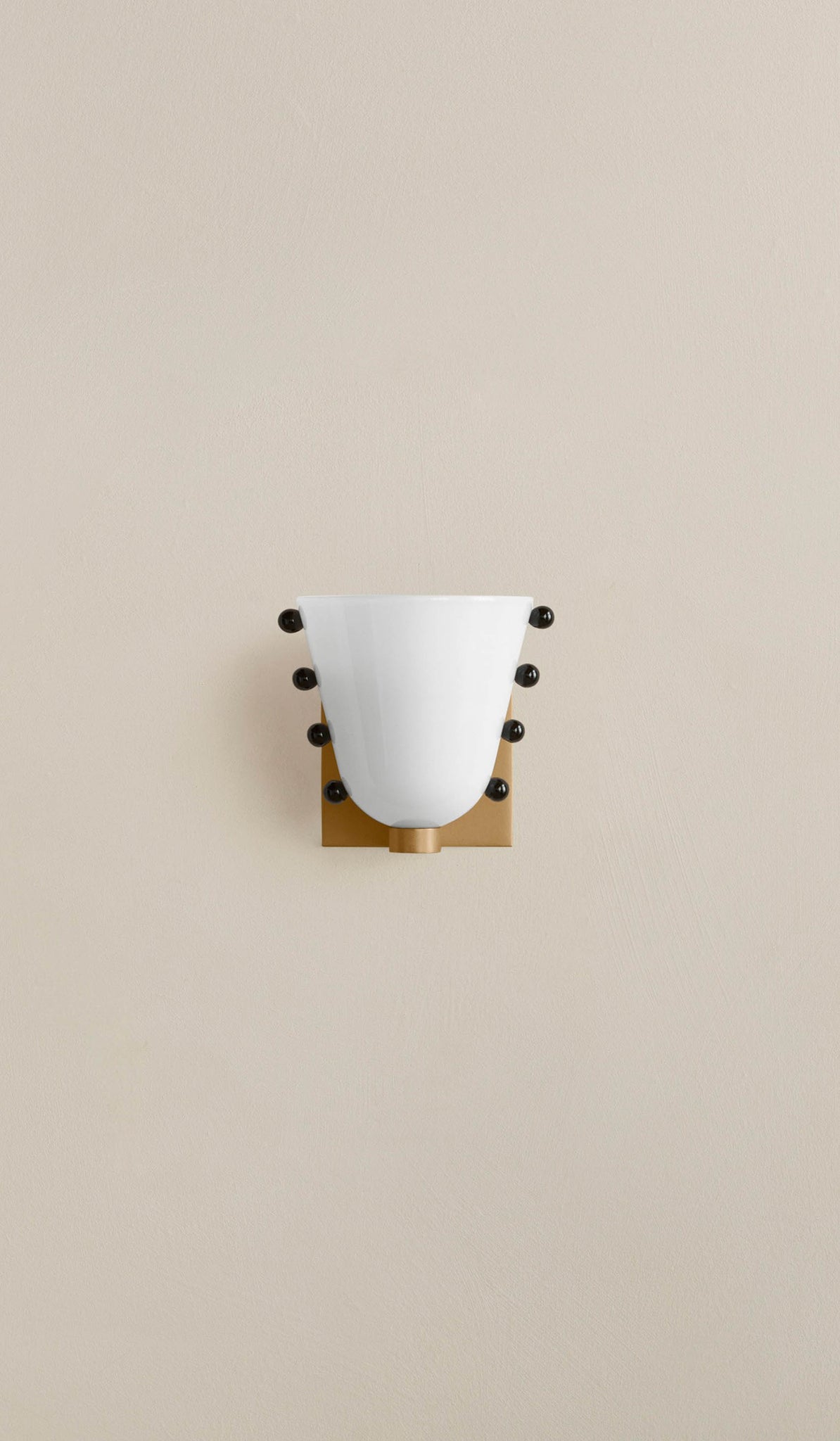 In Common With Small Blown Glass Gemma Sconce