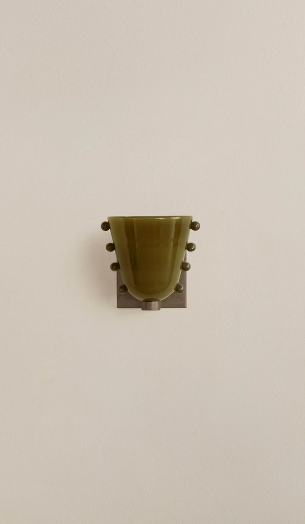 In Common With Small Blown Glass Gemma Sconce