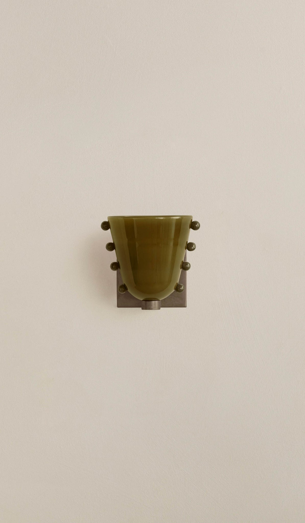 In Common With Small Blown Glass Gemma Sconce