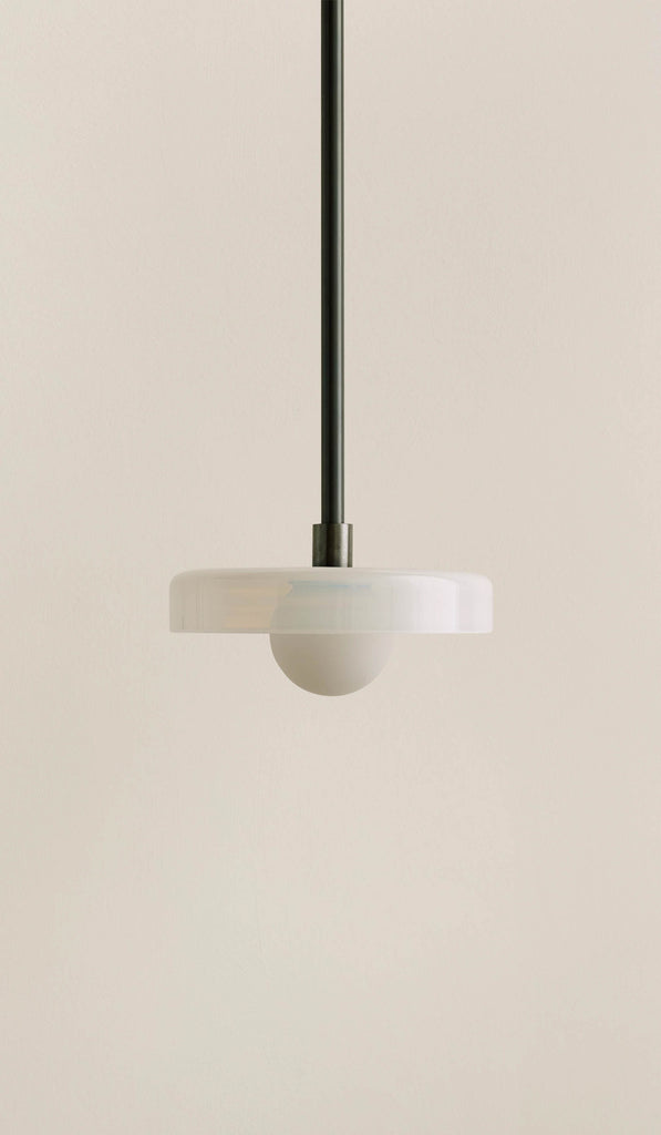 In Common With Opaline Glass Disc Pendant