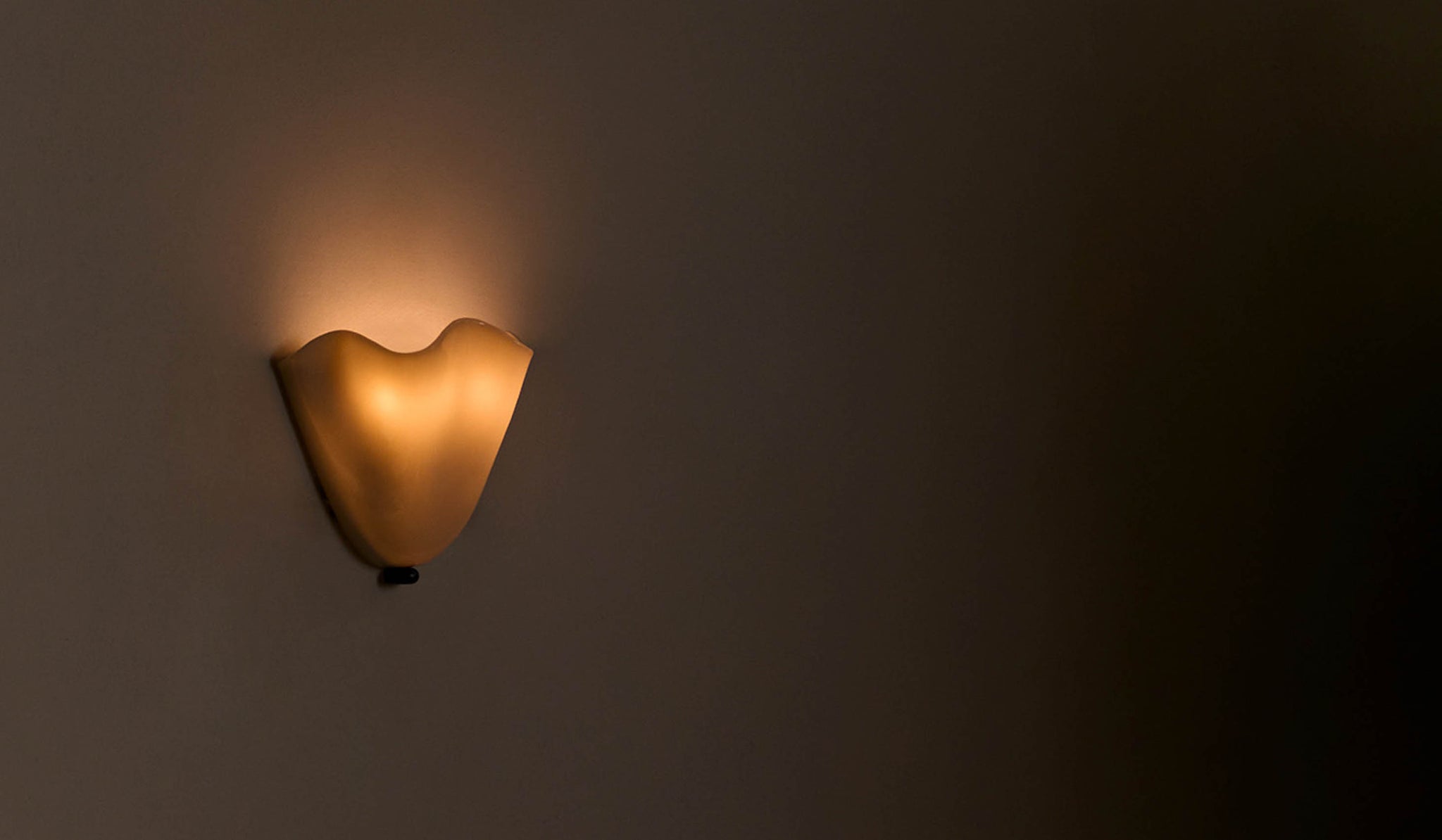 In Common With Slumped Glass Vera Sconce