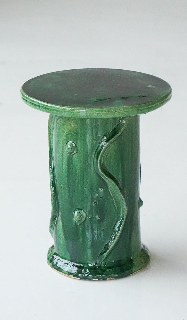 Jordan McDonald Bottle Green Ceramic Side Table