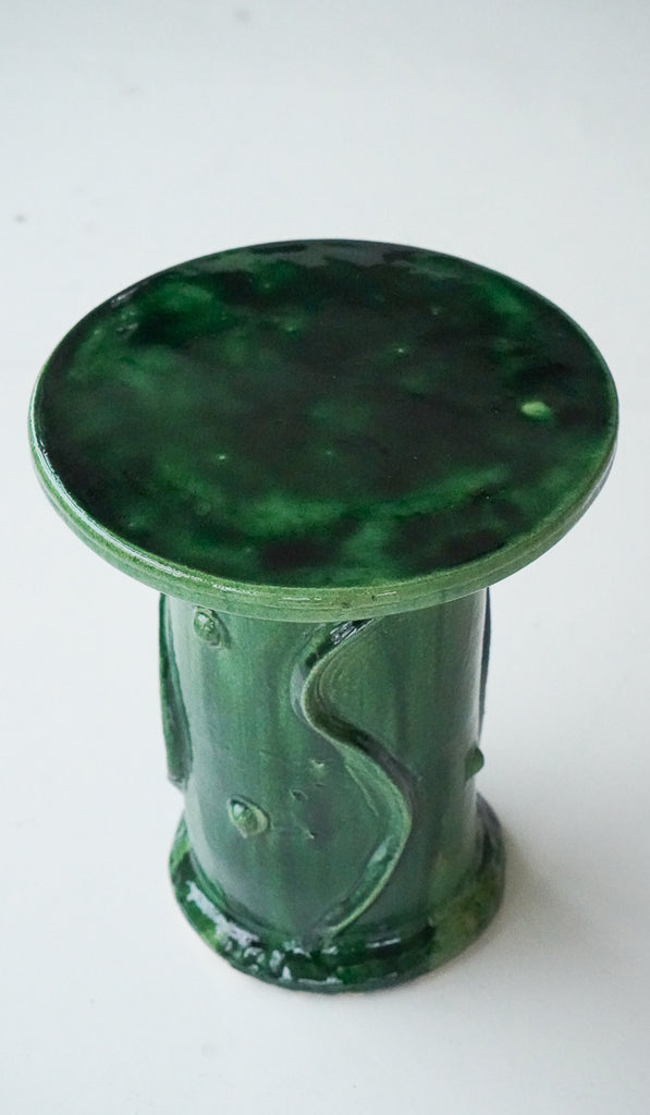 Jordan McDonald Bottle Green Ceramic Side Table