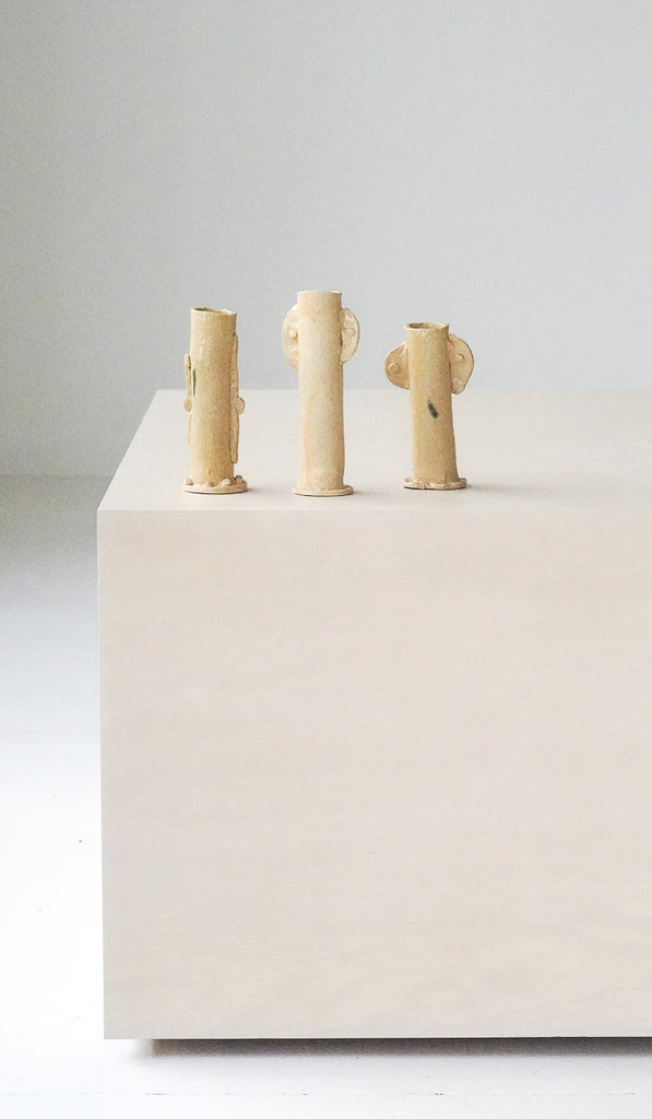 Jordan McDonald Trio of Cylinder Stem Vases