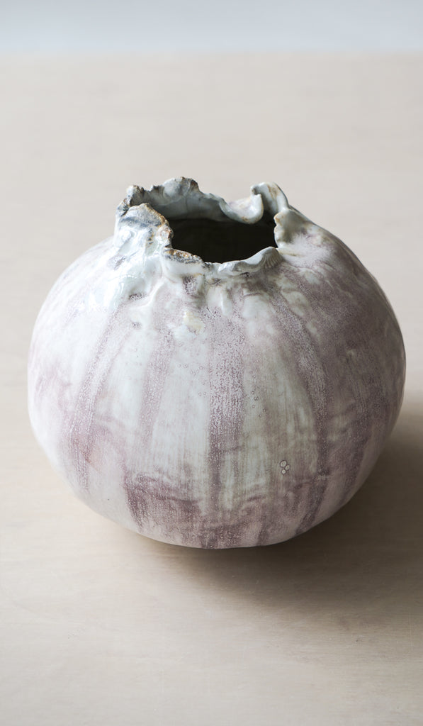 Mondays Wood Fired Moon Vase