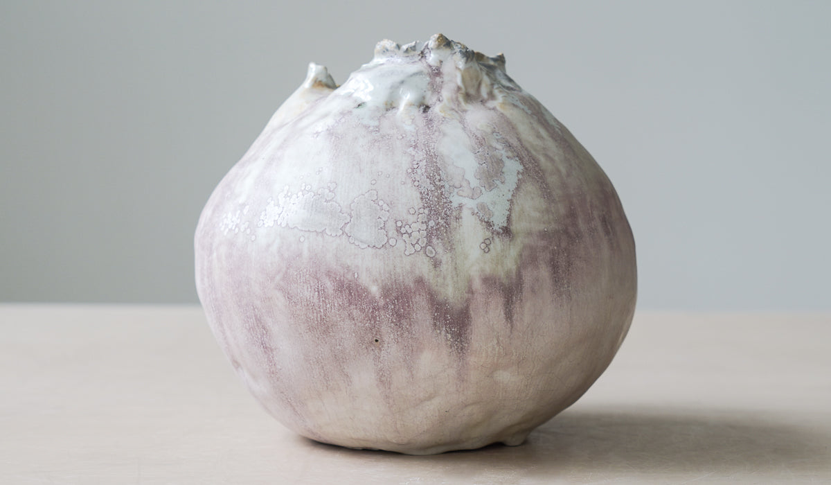 Mondays Wood Fired Moon Vase