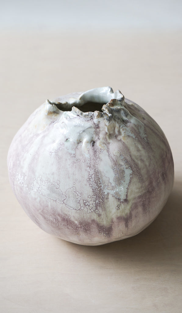 Mondays Wood Fired Moon Vase