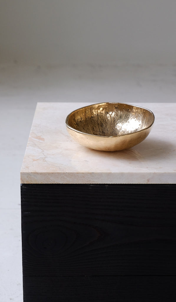 Nancy Pearce Large Cast Bronze Gourd Bowl