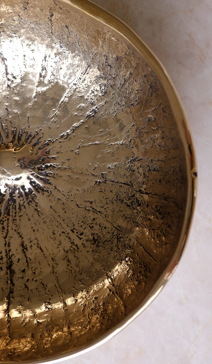 Nancy Pearce Large Cast Bronze Gourd Bowl