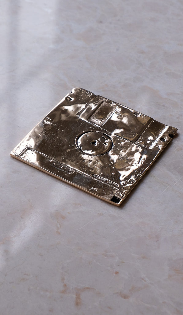 Nancy Pearce Cast Bronze Floppy Disk
