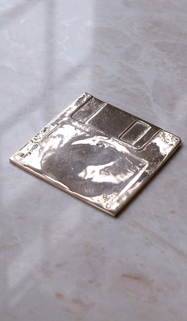 Nancy Pearce Cast Bronze Floppy Disk
