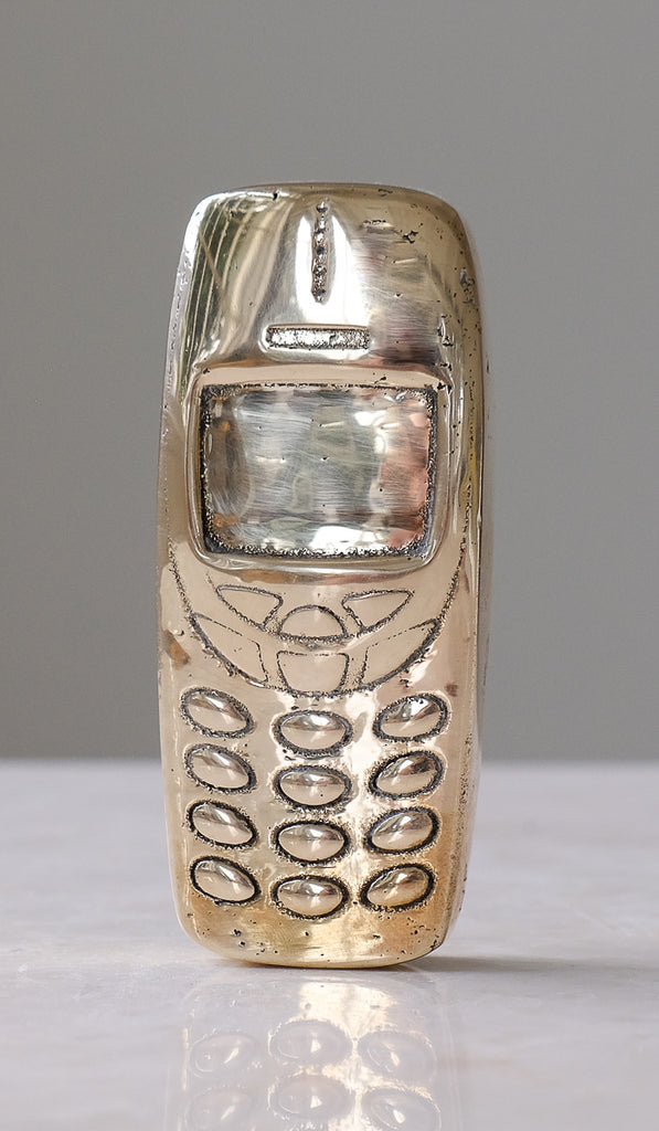 Nancy Pearce Cast Bronze Bar Phone