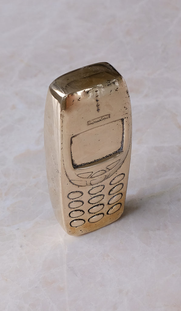Nancy Pearce Cast Bronze Bar Phone