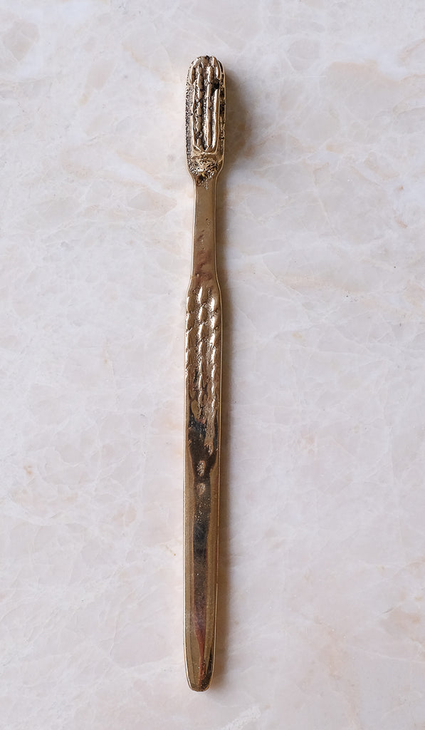 Nancy Pearce Cast Bronze Toothbrush