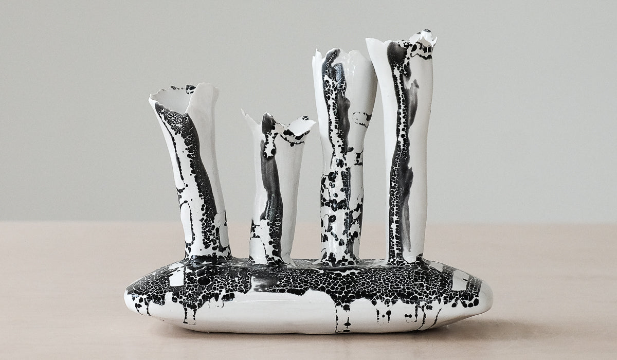 Nathalee Paolinelli Oblong Coral Vase