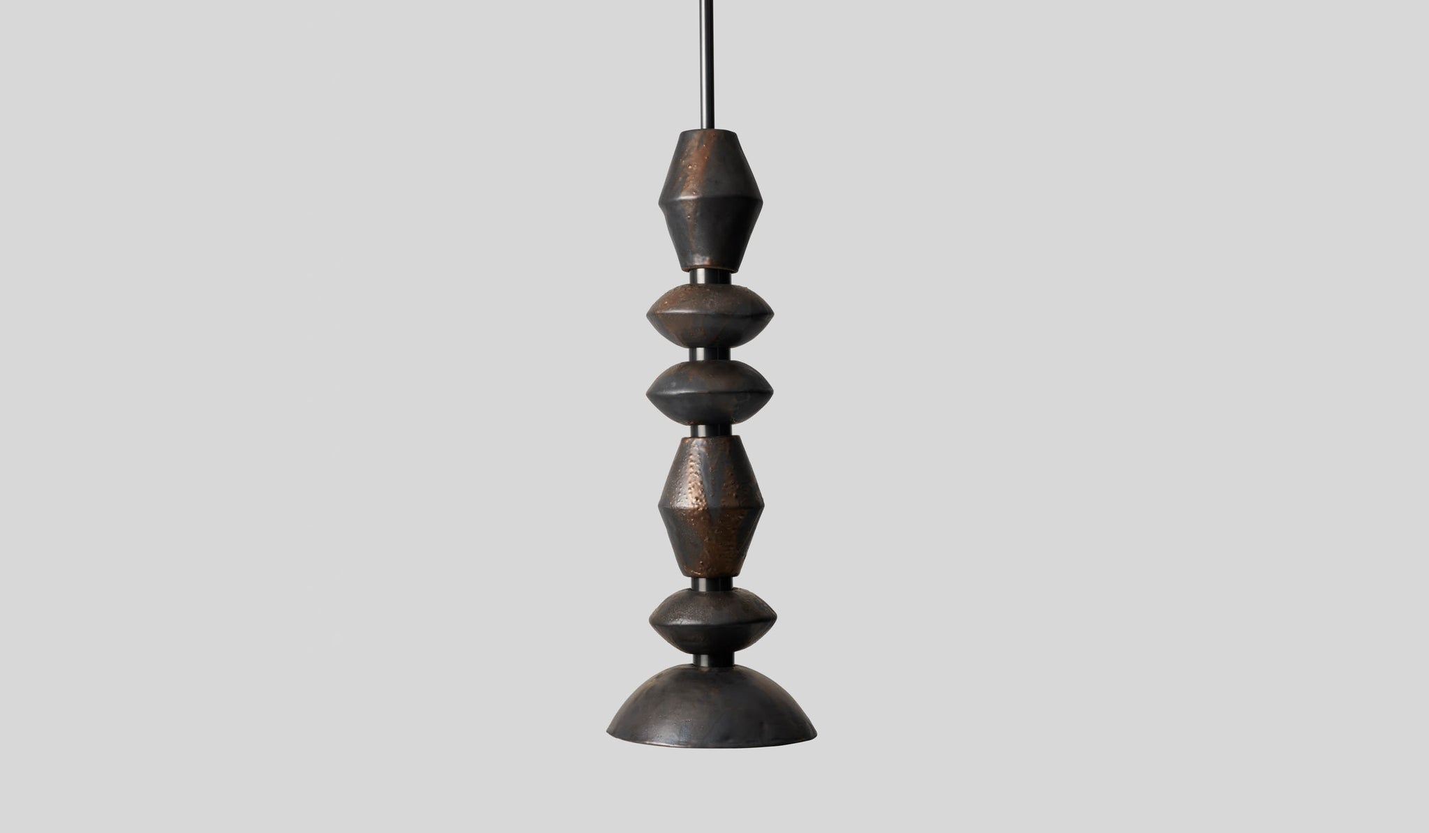 Rosie Li Pilar Mixed 06 Column Round Pendant