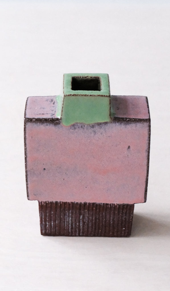 Shane Gabier Pink Square Vase