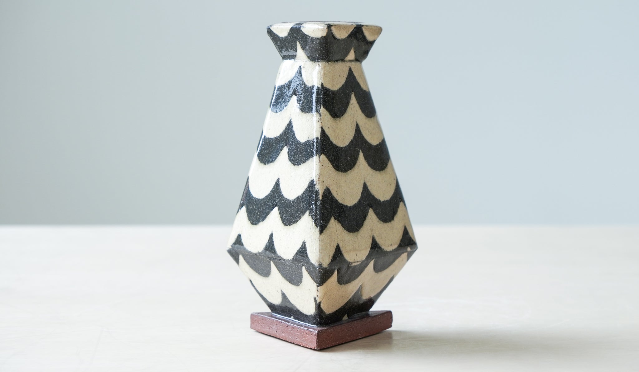 Shane Gabier Triangular Vase No. 1