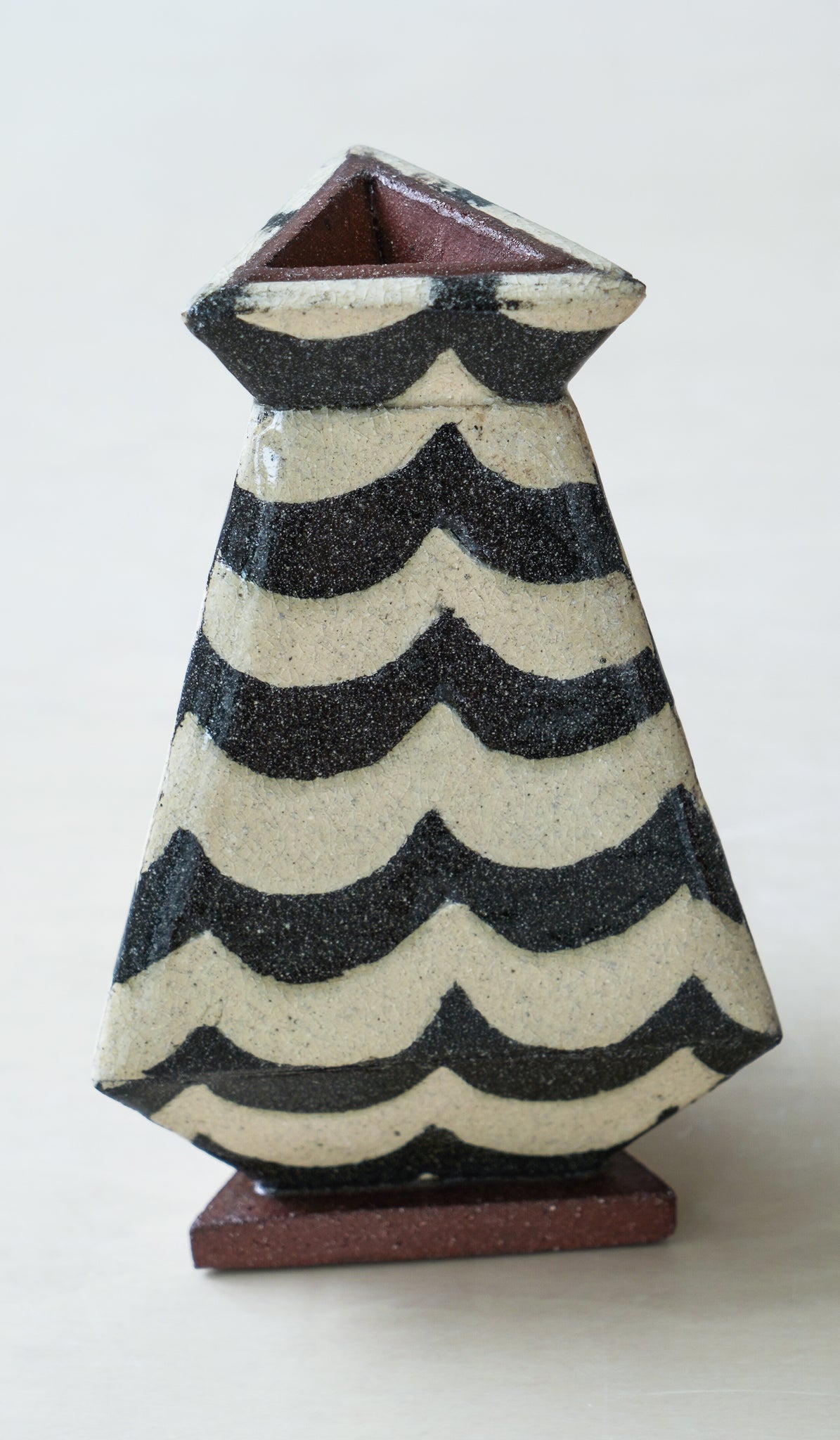 Shane Gabier Triangular Vase No. 1