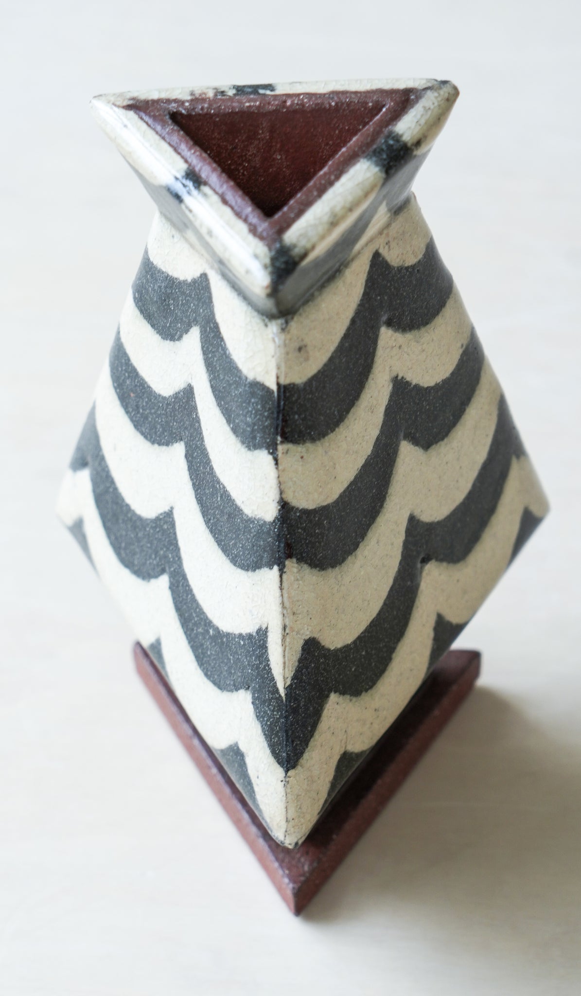 Shane Gabier Triangular Vase No. 1