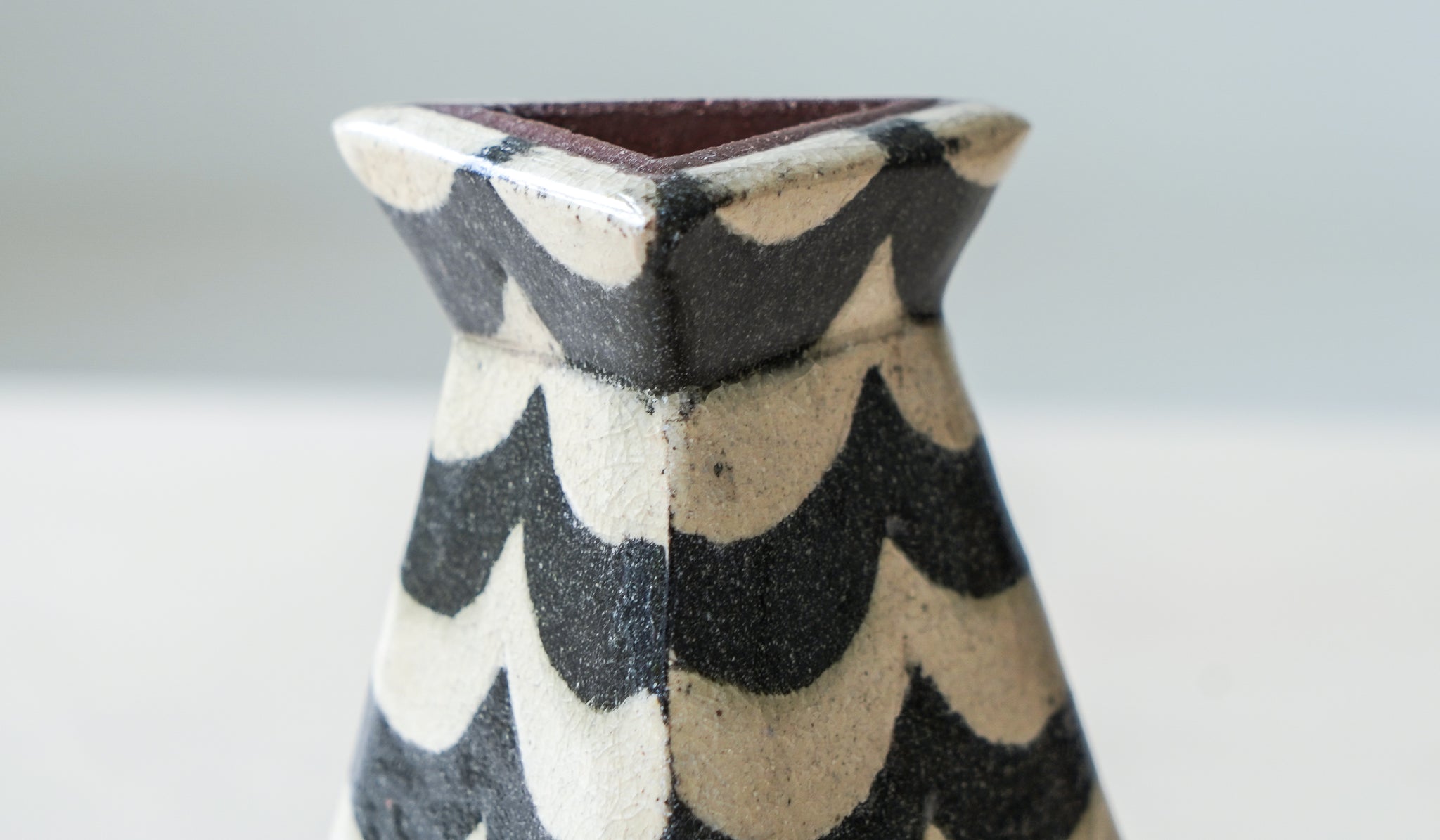 Shane Gabier Triangular Vase No. 1