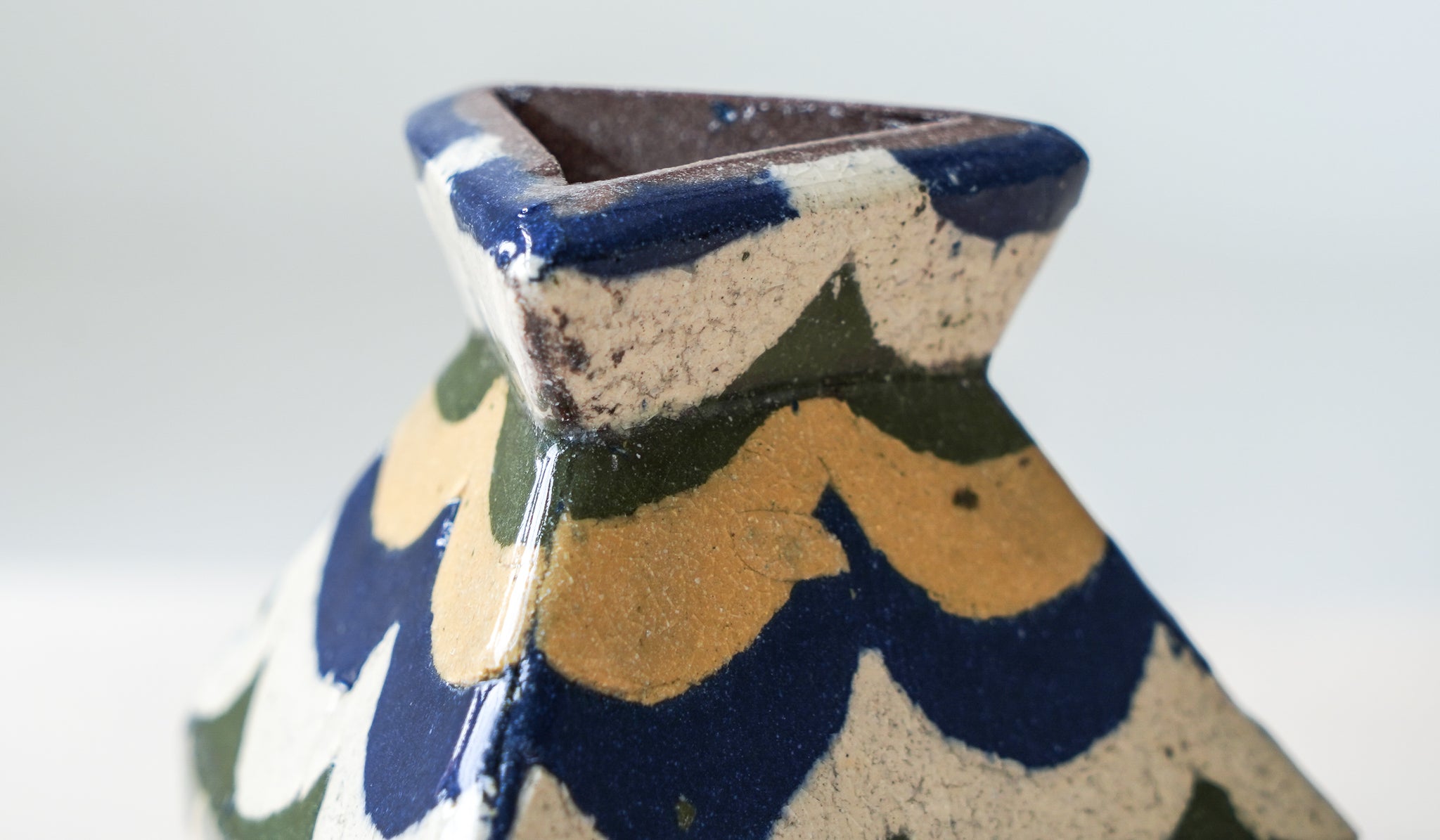 Shane Gabier Triangular Vase No. 2