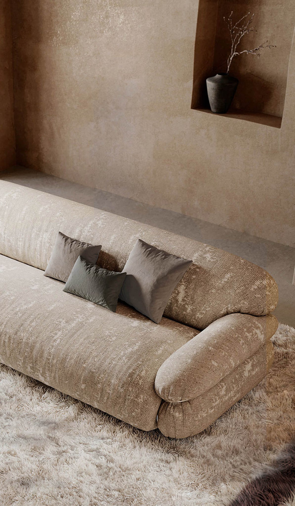 Tacchini 'Grand Sesann' 4 Seat Sofa