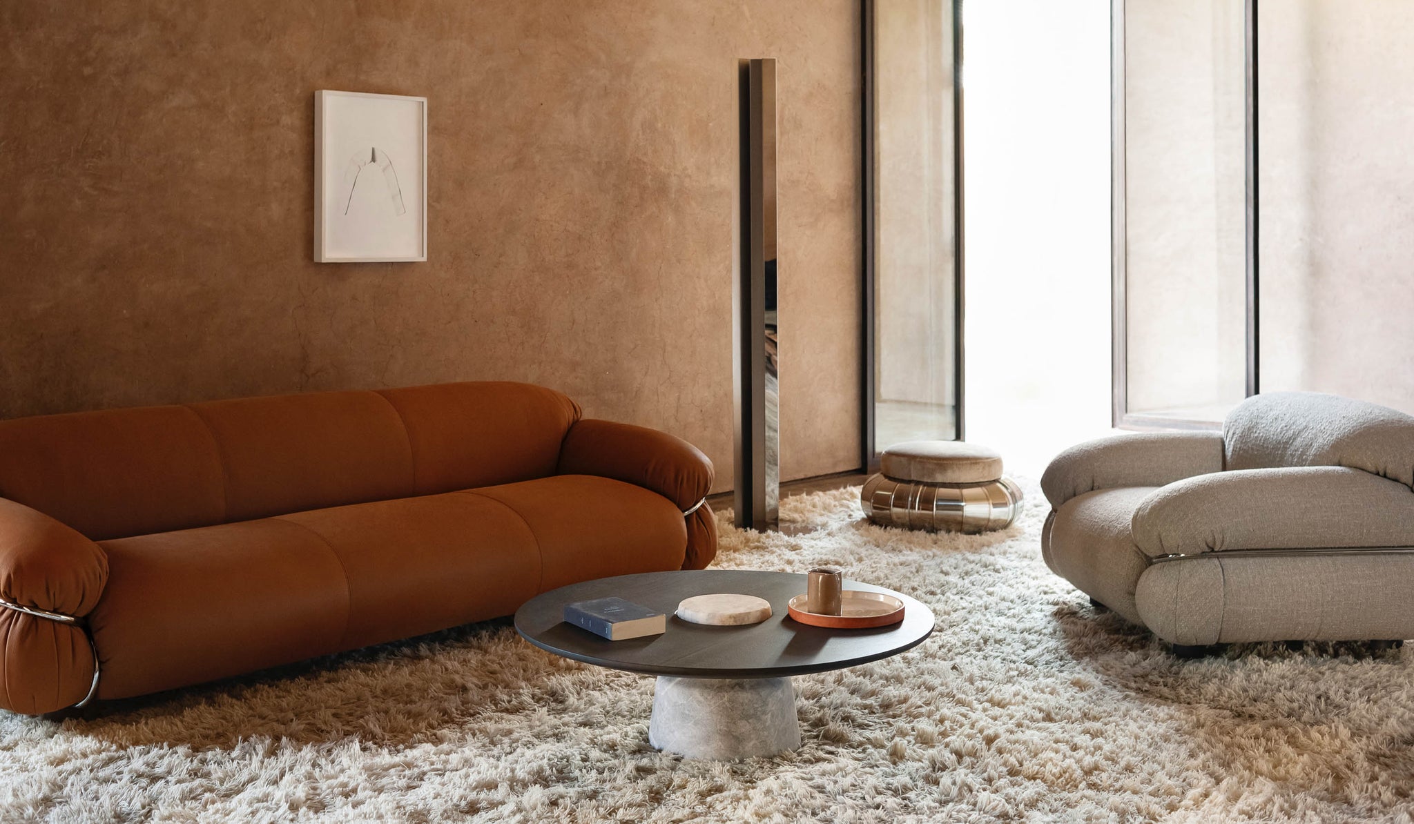 Tacchini 'Sesann' 3 Seat Sofa