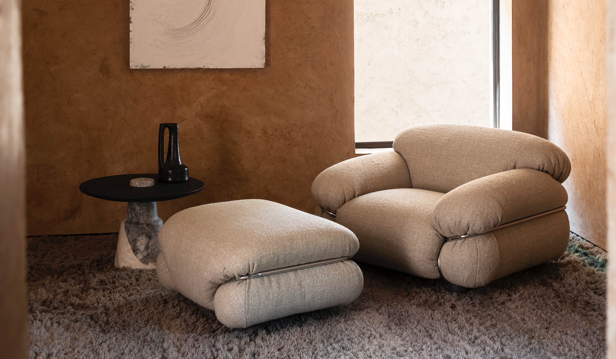 Tacchini 'Sesann' Ottoman