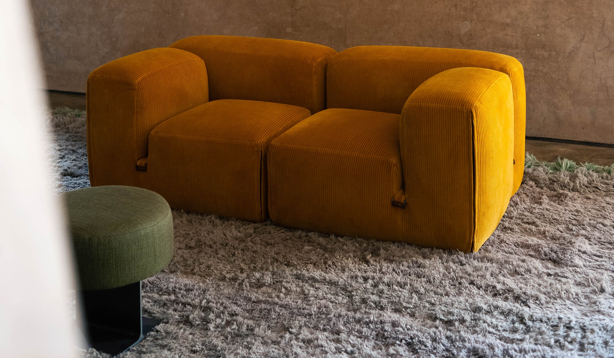 Tacchini 'Le Mura' 2 Seat Sofa