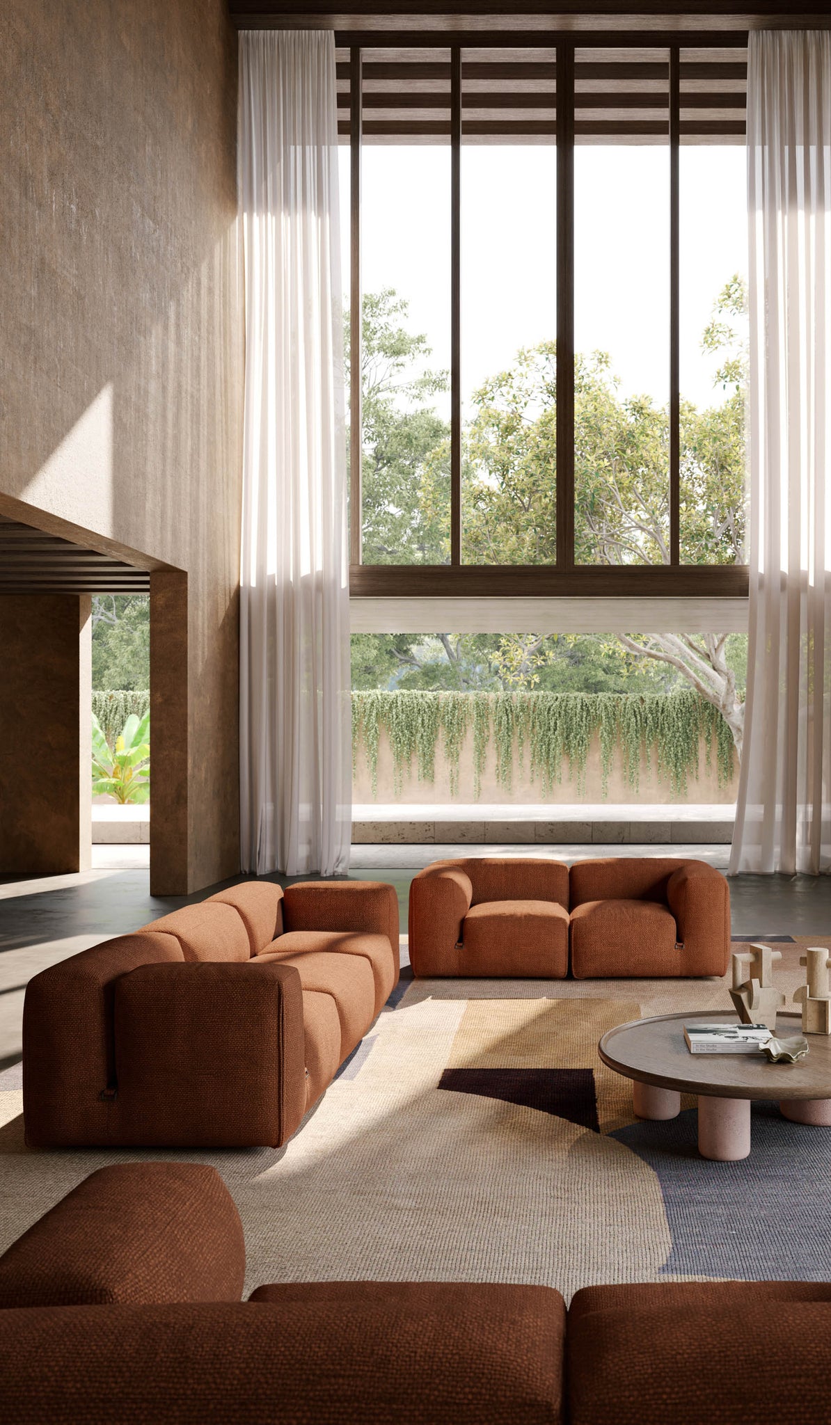 Tacchini 'Le Mura' 2 Seat Sofa