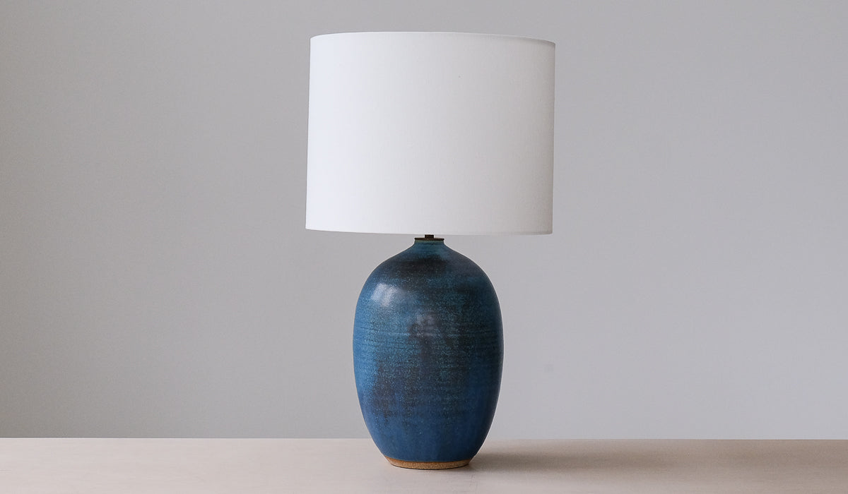 IN STOCK Victoria Morris Azure Large Oval Table Lamp