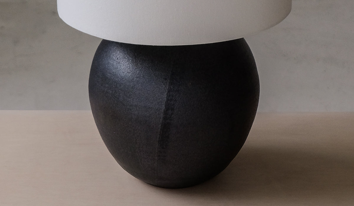 IN STOCK Victoria Morris Graphite Large Orb Table Lamp