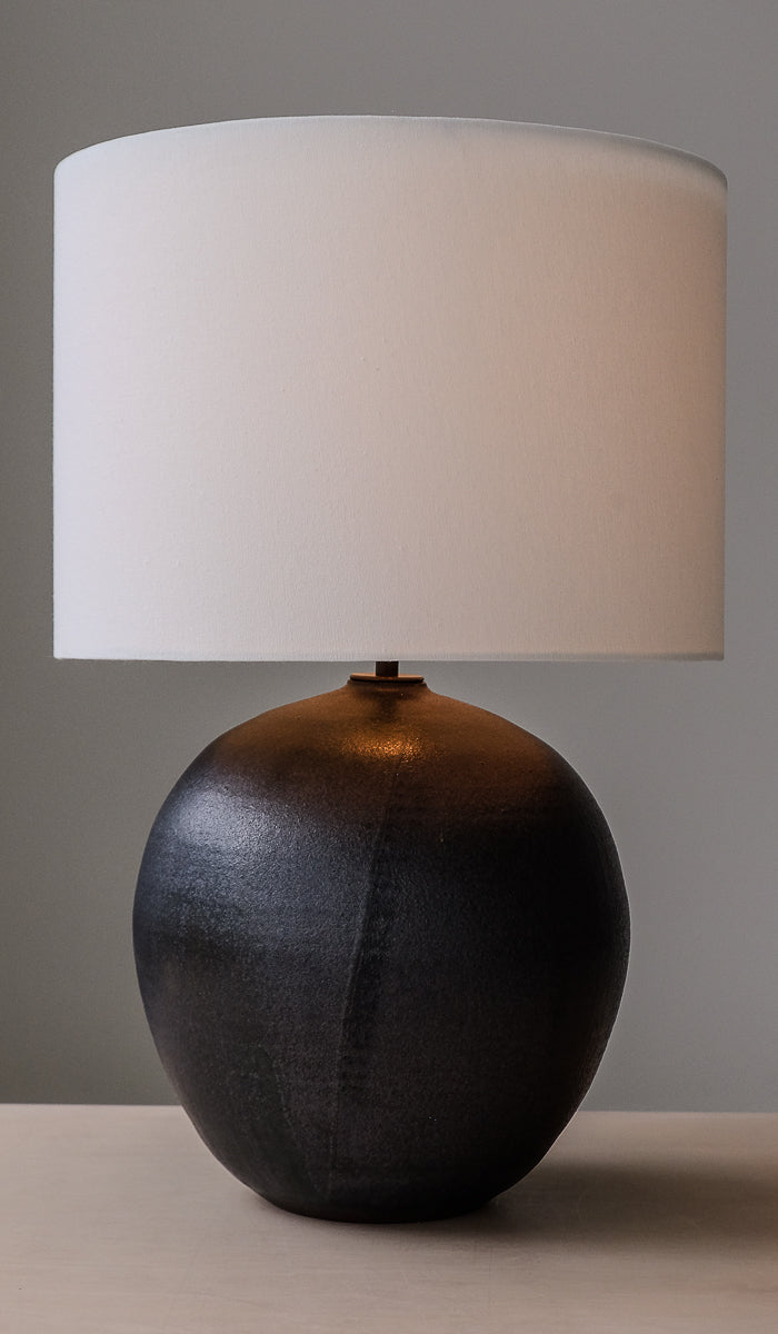 IN STOCK Victoria Morris Graphite Large Orb Table Lamp