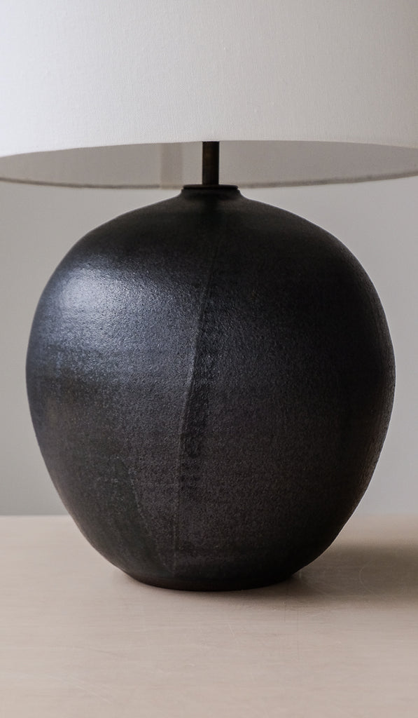 IN STOCK Victoria Morris Graphite Large Orb Table Lamp