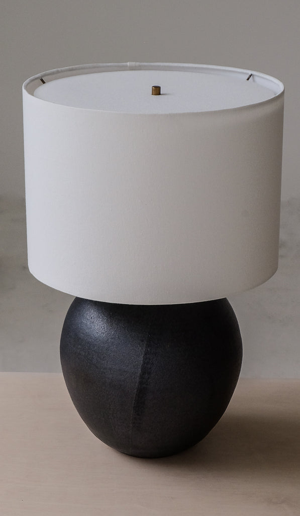 IN STOCK Victoria Morris Graphite Large Orb Table Lamp