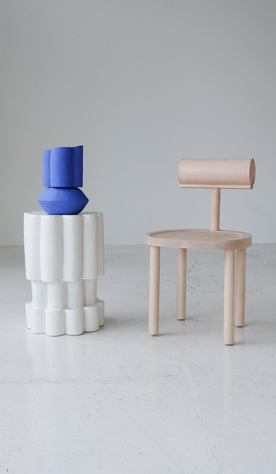 IN STOCK B Zippy Marshmallow Triple Tier Cloud Side Table
