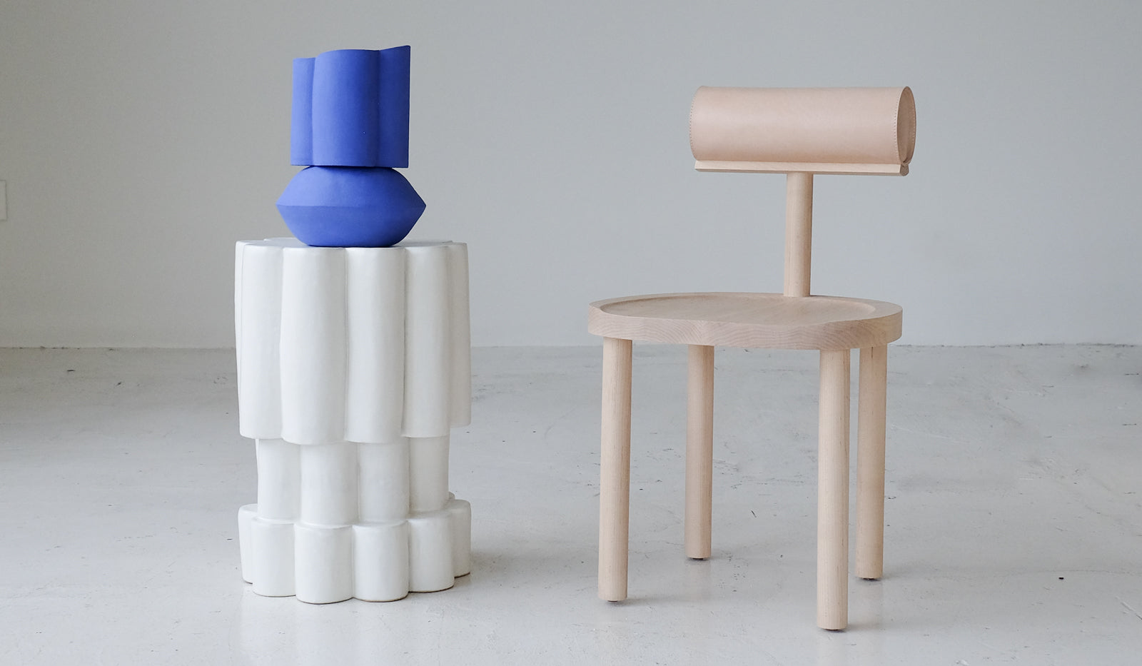 IN STOCK B Zippy Marshmallow Triple Tier Cloud Side Table
