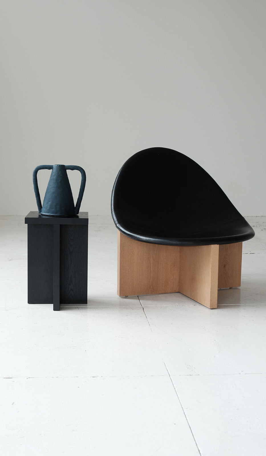 Material Square Foundation Stool / Side Table