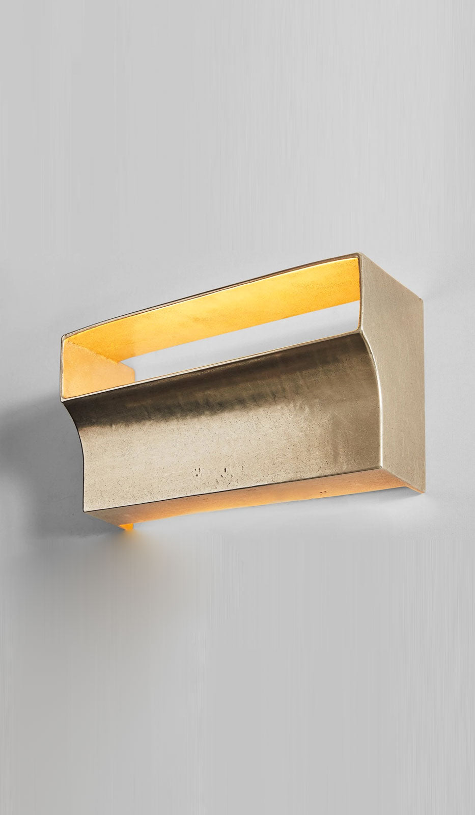 Studio Henry Wilson Polished Cast Brass Scoop Wall Light