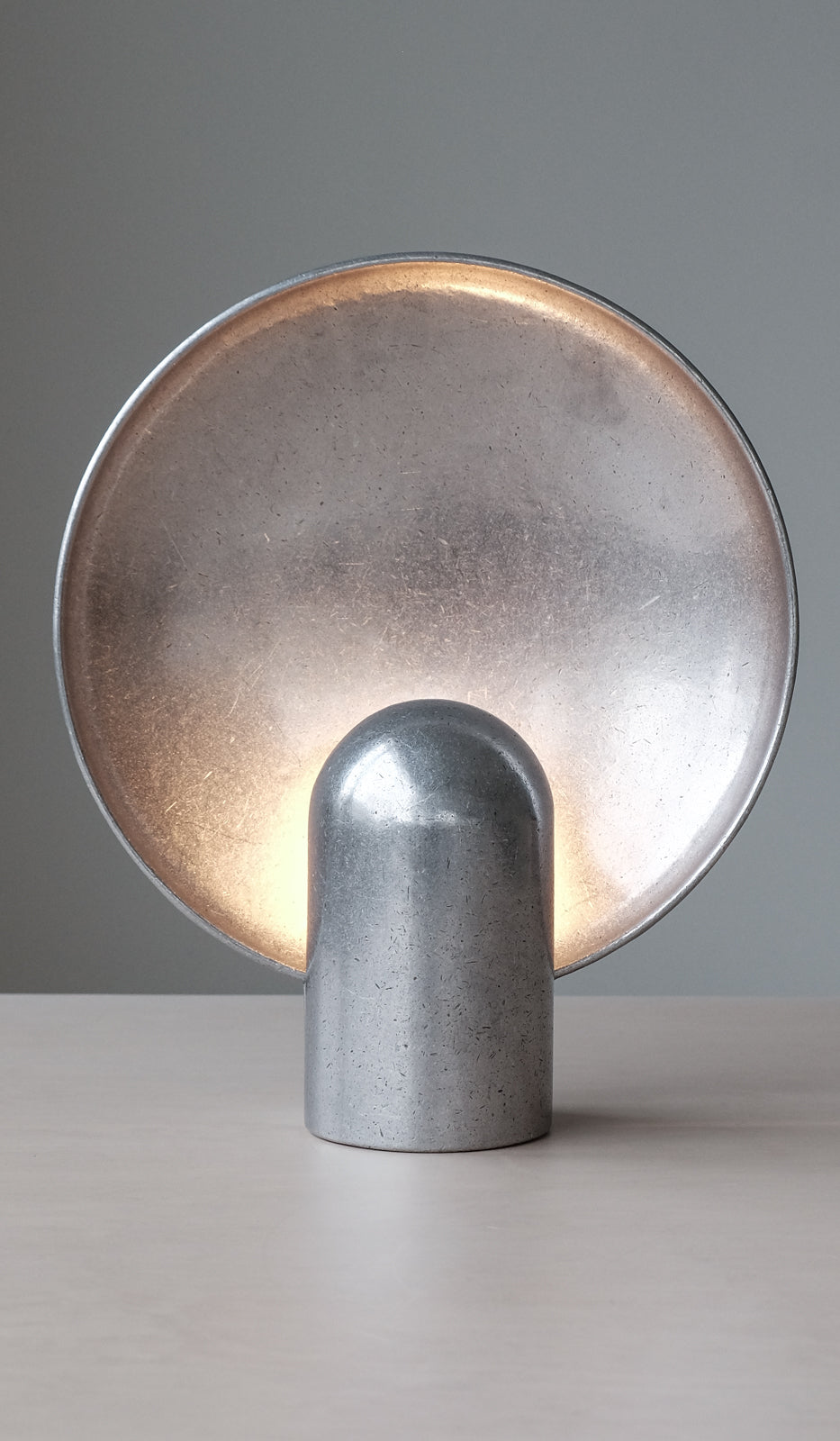 Studio Henry Wilson Polished Cast Aluminum Surface Sconce Table Lamp