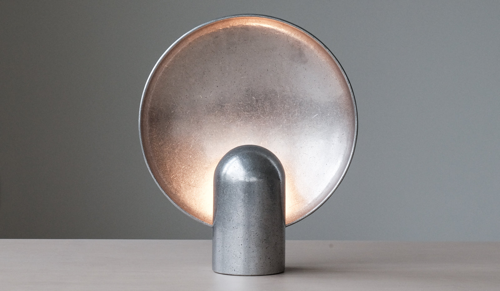 Studio Henry Wilson Polished Cast Aluminum Surface Sconce Table Lamp