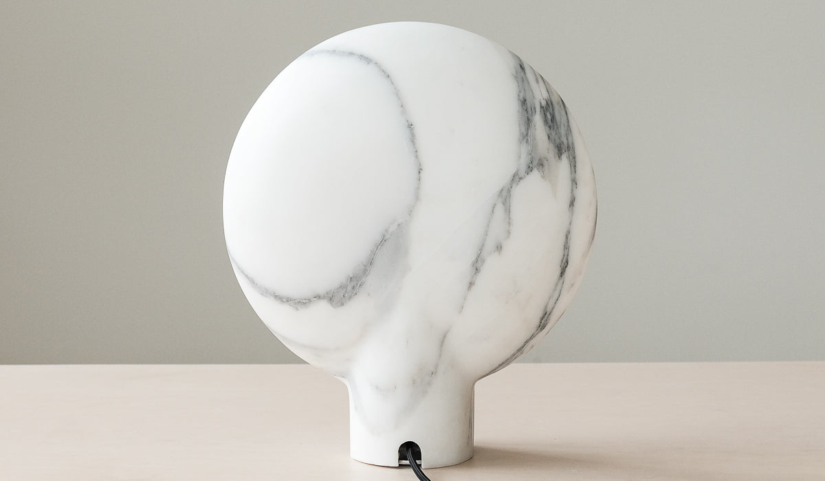 Studio Henry Wilson Calacatta Surface Sconce Table Lamp