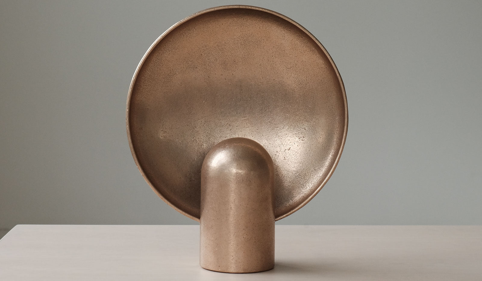 Studio Henry Wilson Polished Cast Bronze Surface Sconce Table Lamp