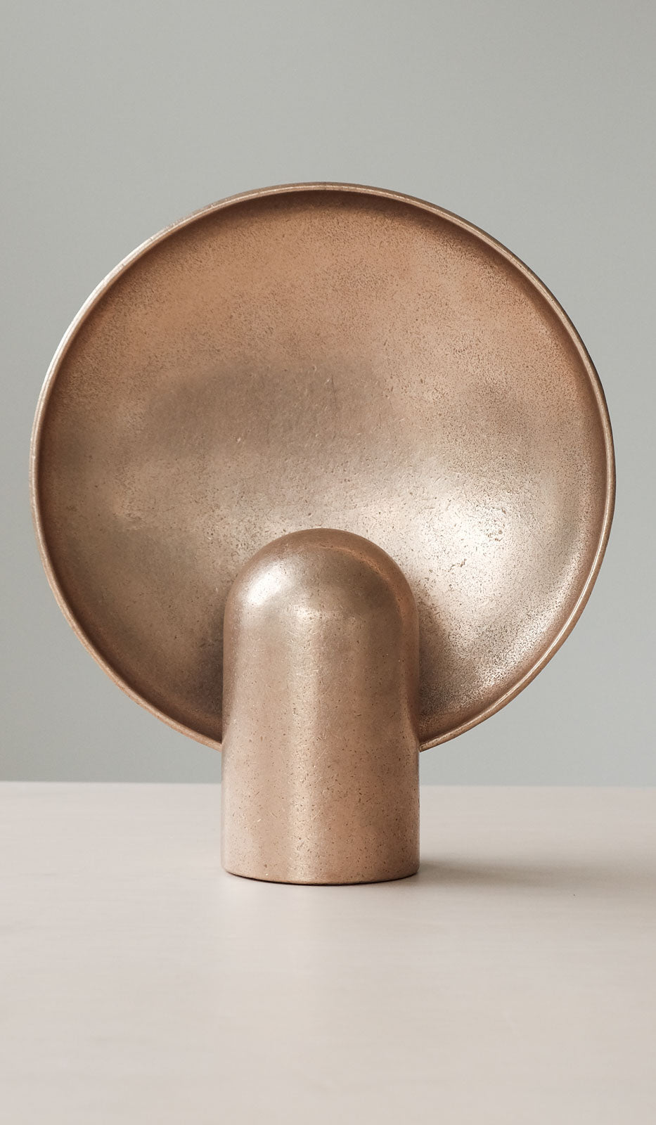 Studio Henry Wilson Polished Cast Bronze Surface Sconce Table Lamp
