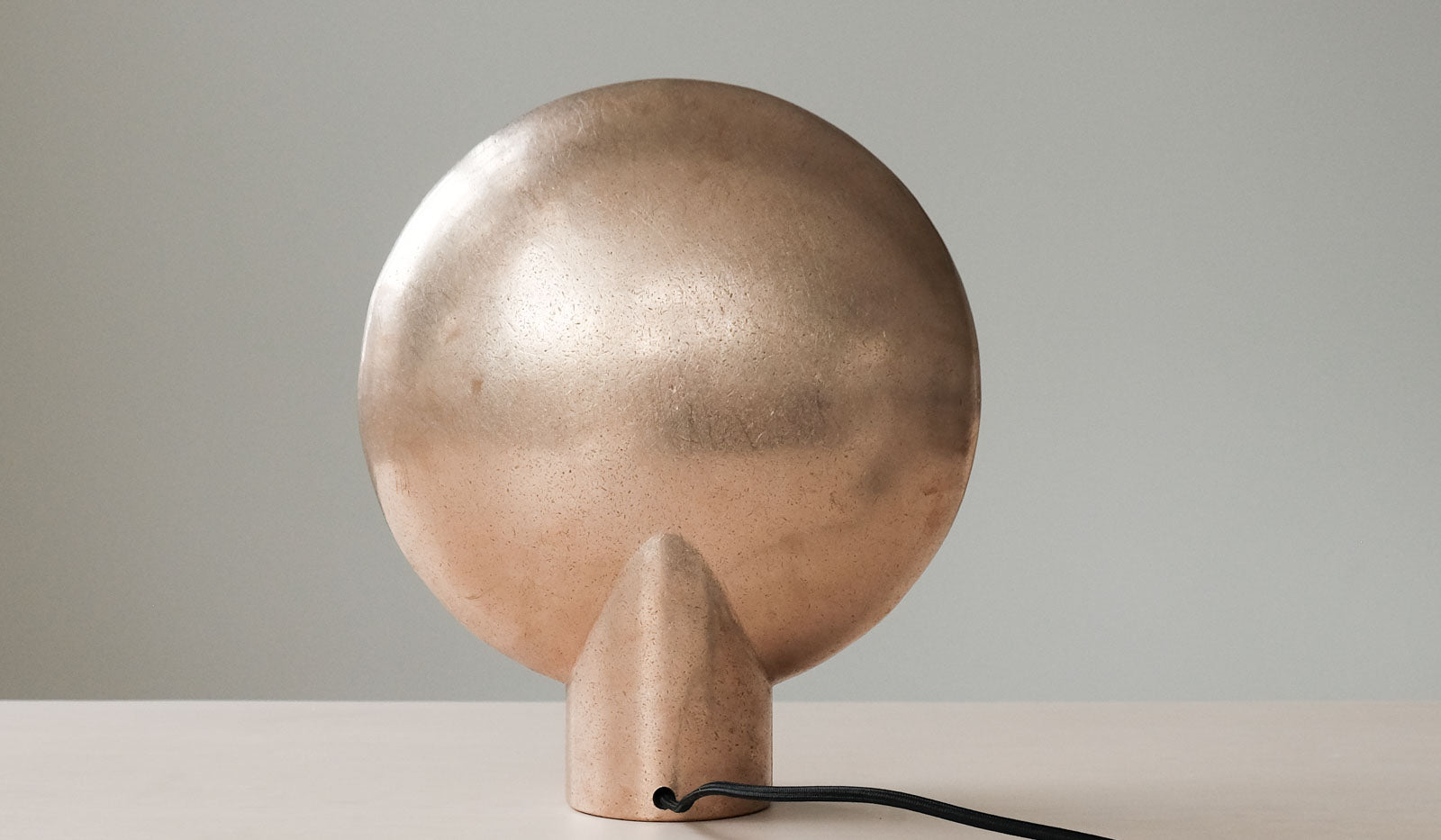 Studio Henry Wilson Polished Cast Bronze Surface Sconce Table Lamp