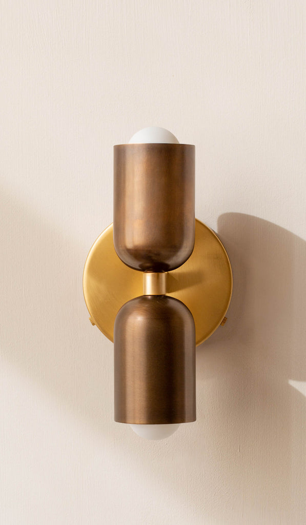 In Common With Brass Up Down Sconce