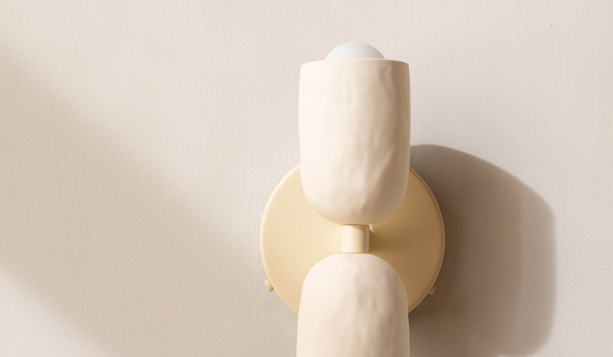 In Common With Ceramic Up Down Sconce - Tonal Hardware