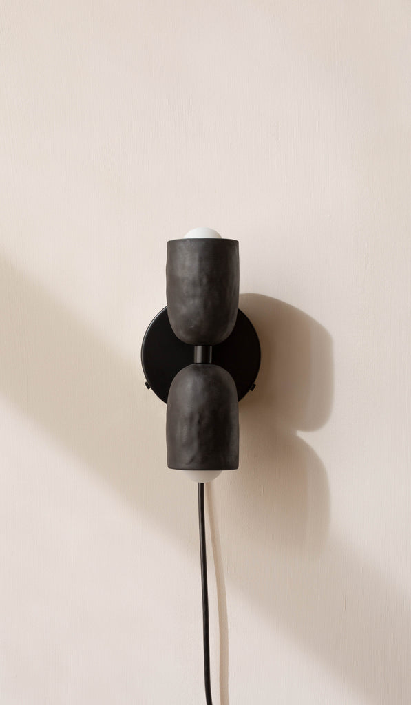 In Common With Ceramic Up Down Sconce - Plug In