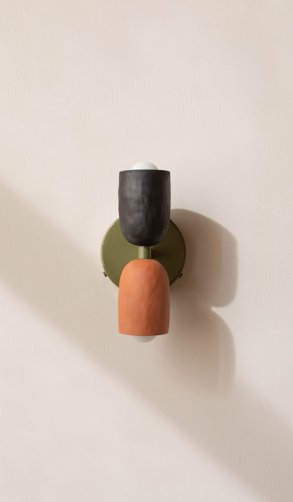 In Common With Ceramic Up Down Sconce - Tonal Hardware